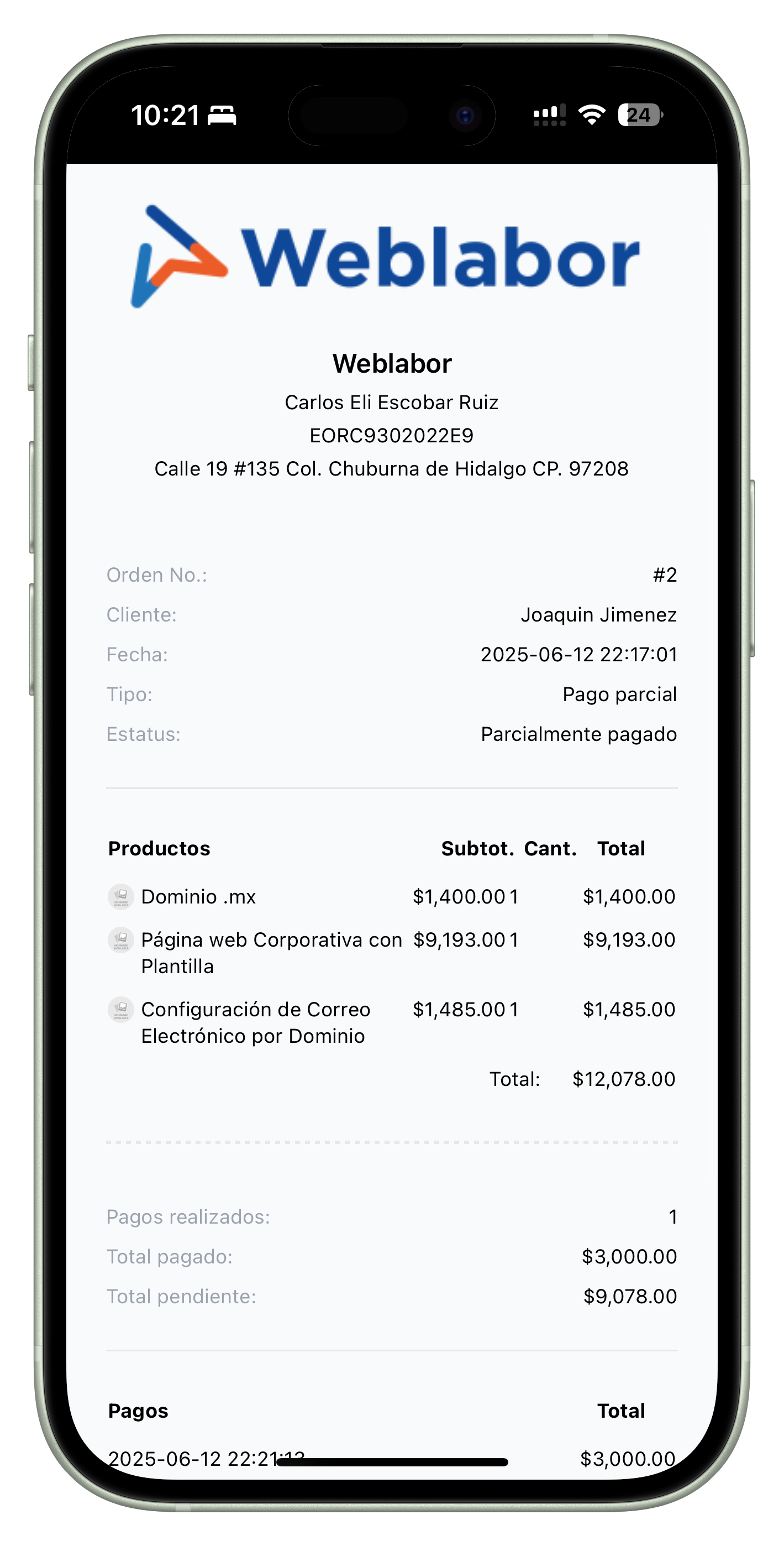 Proceso de creación de cotizaciones en Rental Control